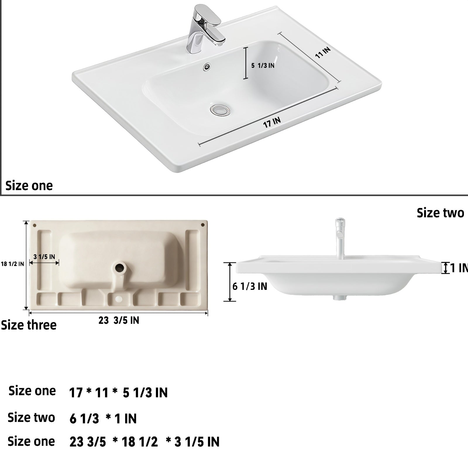 24 Inch Floating Bathroom Vanity with Sink, Modern Wall Mounted Vanity Cabinet, Walnut End, Double Soft Close Drawers, Large Storage Space, Fully Assembled (No Faucet)
