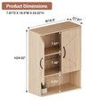 Wall-Mounted Storage Cabinet, Medicine Cabinet, Bathroom Storage Cabinet, Wall Cabinet. Space-saving Design for Easy Bathroom Organization, Sturdy Construction, Home Storage, Modern Furniture, Solid Build, Home Organizer, Hardwood Construction